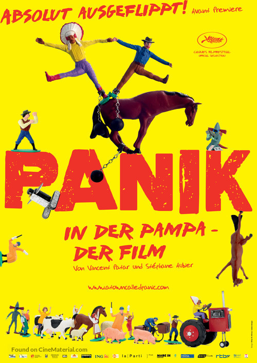Panique au village - German Movie Poster