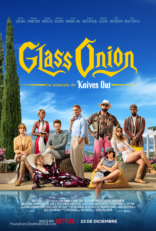 Glass Onion: A Knives Out Mystery - Ecuadorian Movie Poster