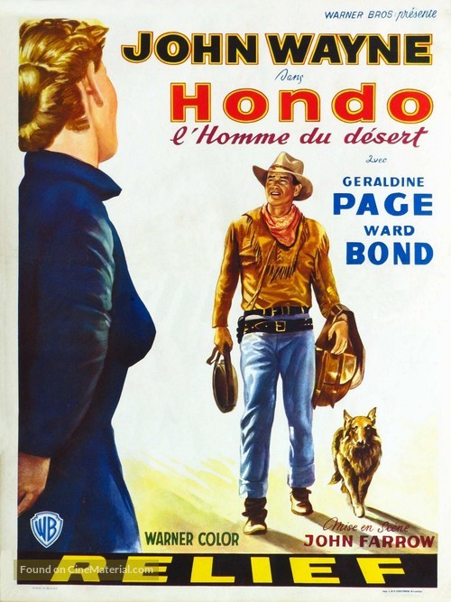 Hondo - Belgian Movie Poster