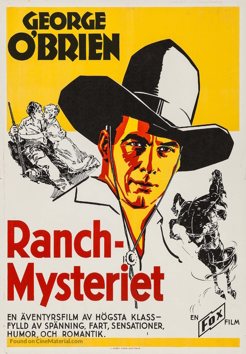Mystery Ranch - Swedish Movie Poster