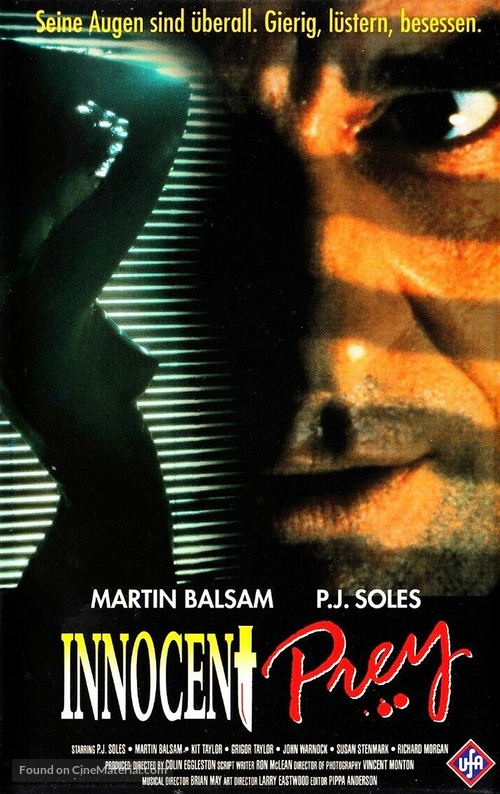 Innocent Prey - German VHS movie cover