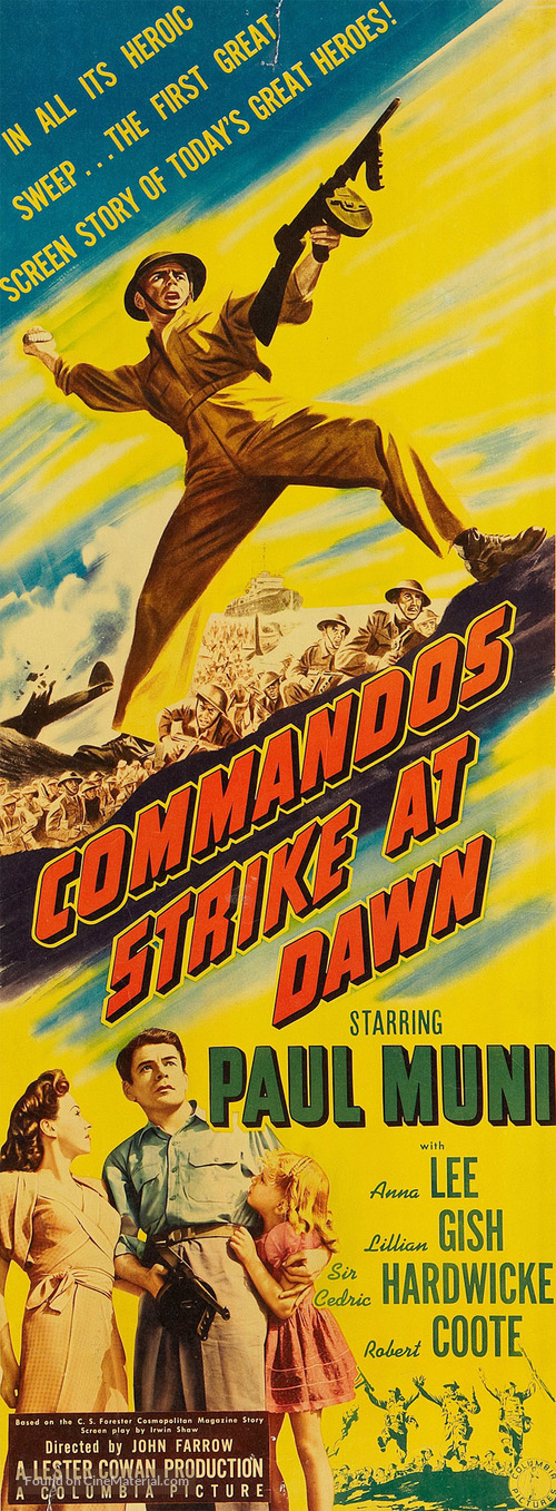 Commandos Strike at Dawn - Movie Poster