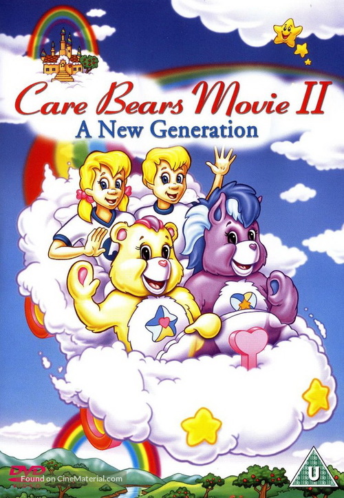 Care Bears Movie II: A New Generation - British DVD movie cover