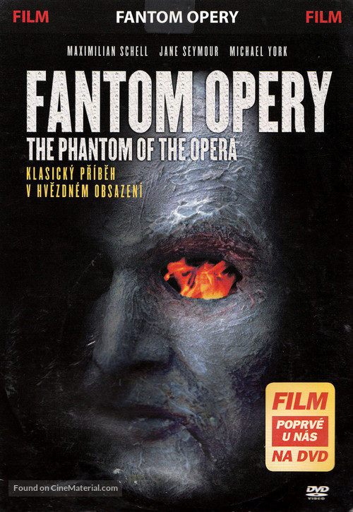 The Phantom of the Opera - Czech DVD movie cover