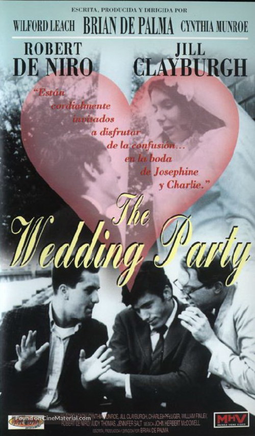 The Wedding Party - Spanish VHS movie cover