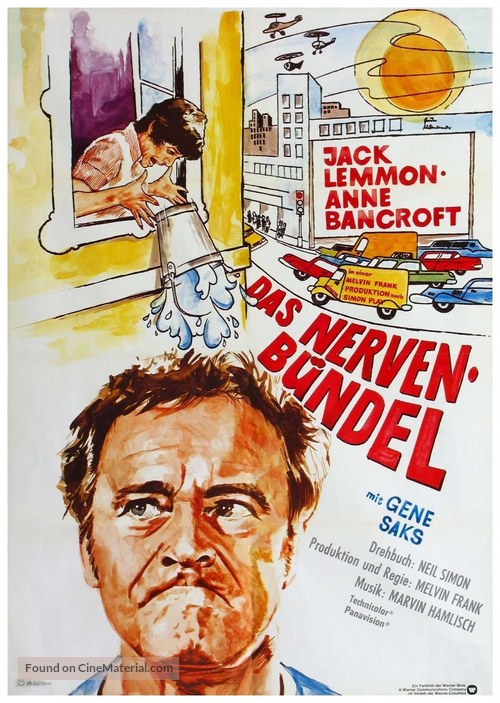 The Prisoner of Second Avenue - German Movie Poster