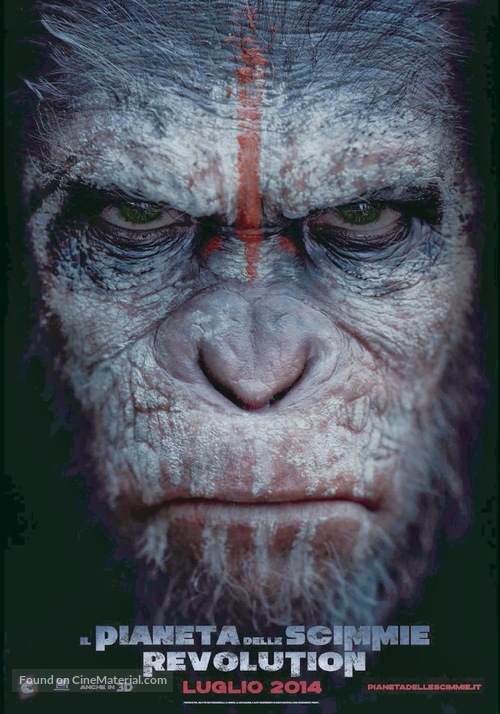 Dawn of the Planet of the Apes - Italian Movie Poster