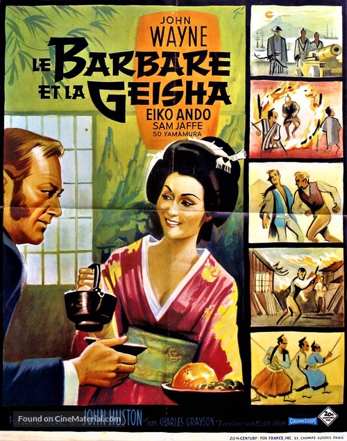 The Barbarian and the Geisha - French Movie Poster