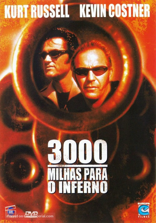 3000 Miles To Graceland - Brazilian DVD movie cover