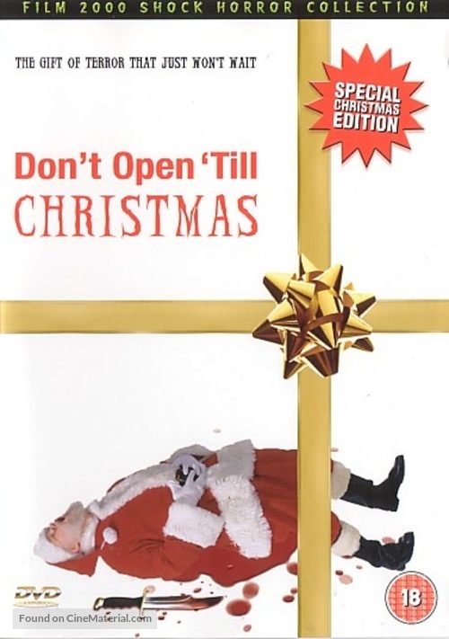 Don&#039;t Open &#039;Til Christmas - British DVD movie cover