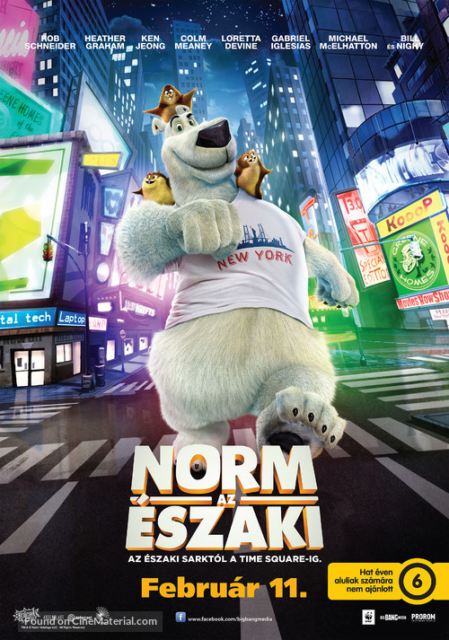 Norm of the North - Hungarian Movie Poster