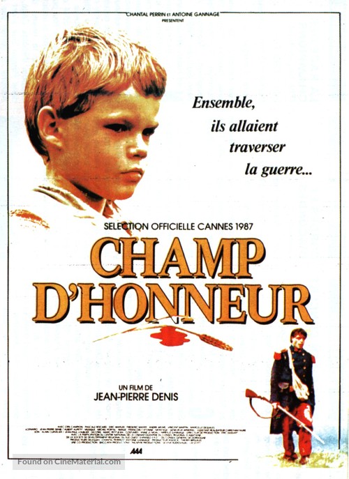 Champ d&#039;honneur - French Movie Poster