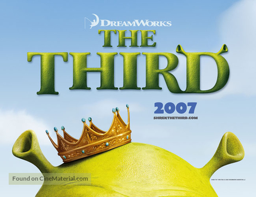 Shrek the Third - British Movie Poster