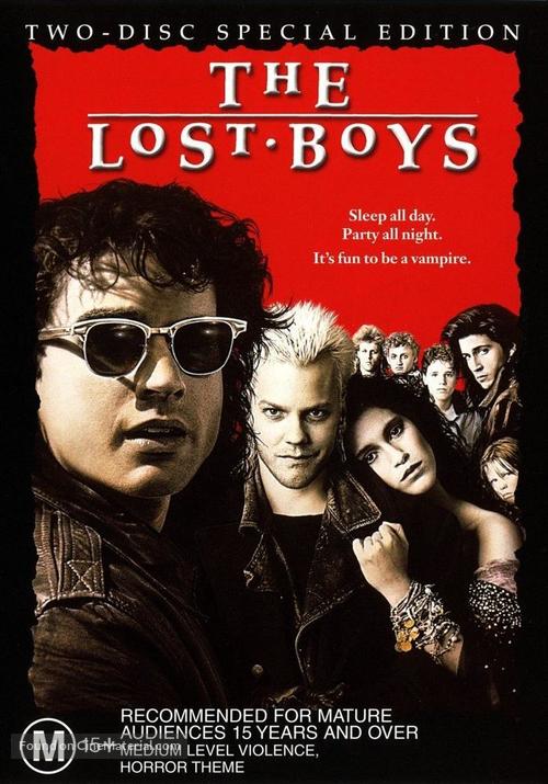 The Lost Boys - Australian DVD movie cover