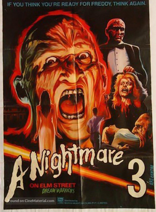 A Nightmare On Elm Street 3: Dream Warriors - Pakistani Movie Poster
