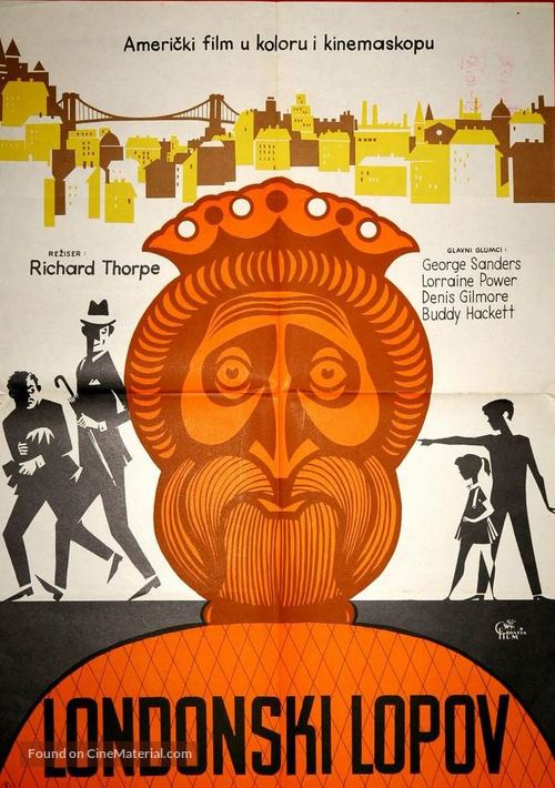 The Golden Head - Yugoslav Movie Poster
