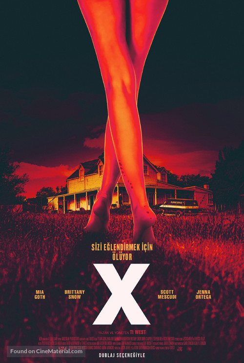 X - Turkish Movie Poster