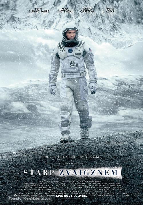 Interstellar - Latvian Movie Poster