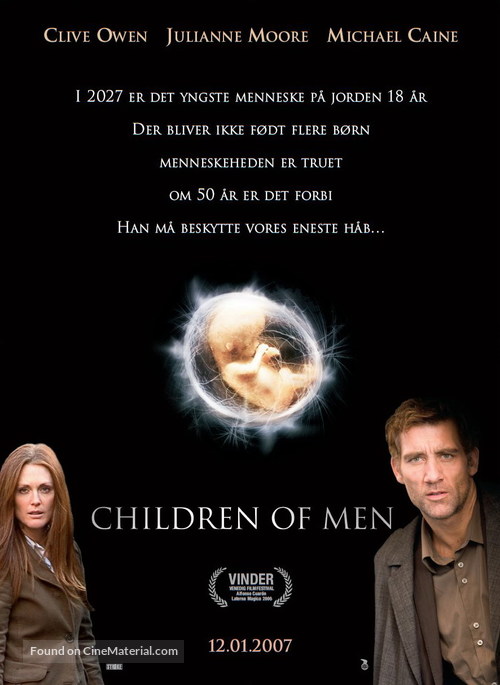 Children of Men - Danish Movie Poster