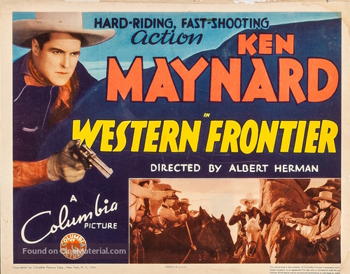 Western Frontier - Movie Poster