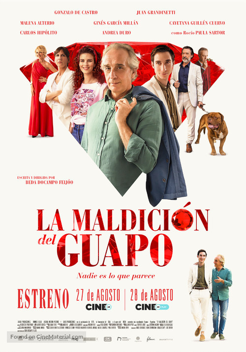 La maldici&oacute;n del guapo - Argentinian Movie Poster