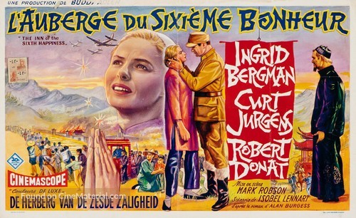 The Inn of the Sixth Happiness - Belgian Movie Poster