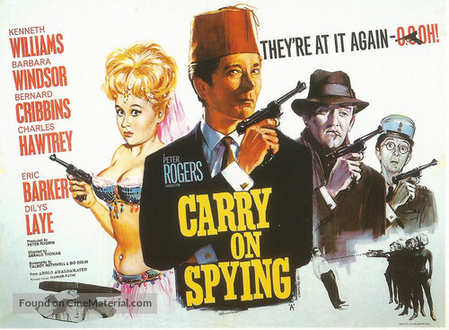 Carry on Spying - British Movie Poster
