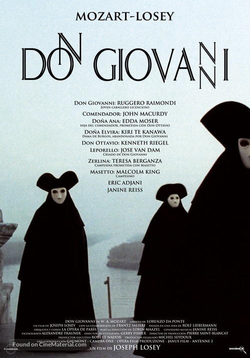 Don Giovanni - Spanish Movie Poster