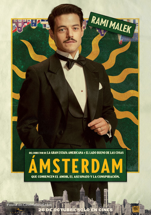 Amsterdam - Spanish Movie Poster