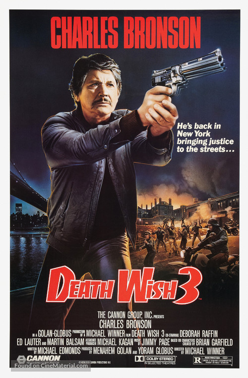 Death Wish 3 - Movie Poster