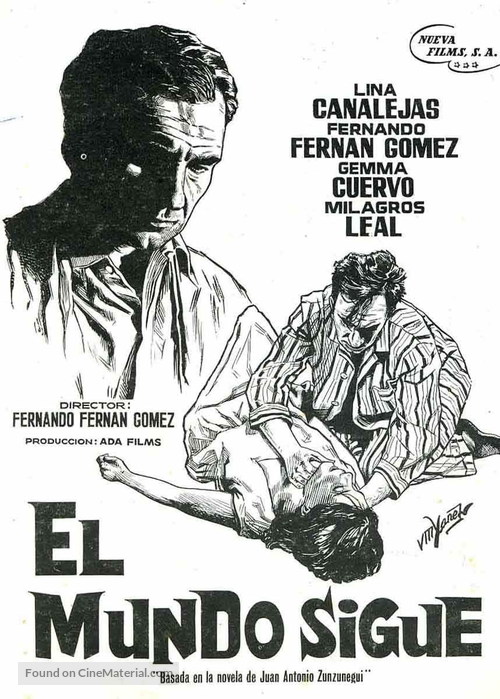 Mundo sigue, El - Spanish Movie Poster