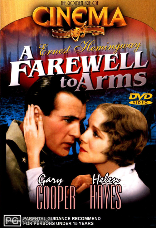A Farewell to Arms (1932) Australian dvd movie cover