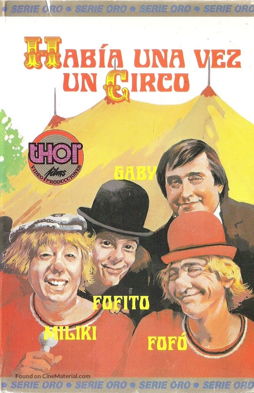 Hab&iacute;a una vez un circo - Spanish VHS movie cover