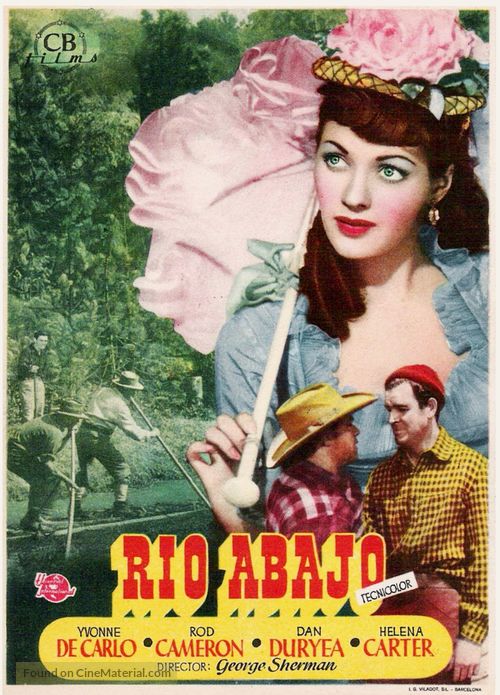 River Lady - Spanish Movie Poster