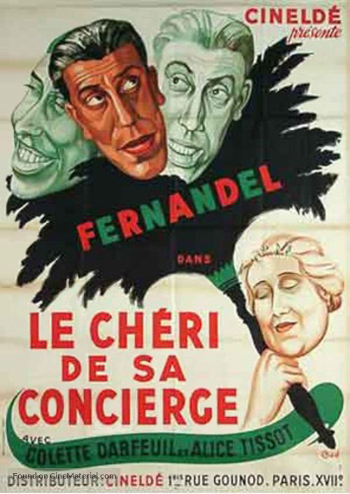 Le ch&eacute;ri de sa concierge - French Movie Poster