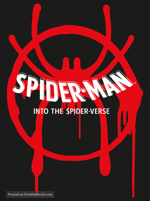 spider man into the spider verse logo wallpaper hd