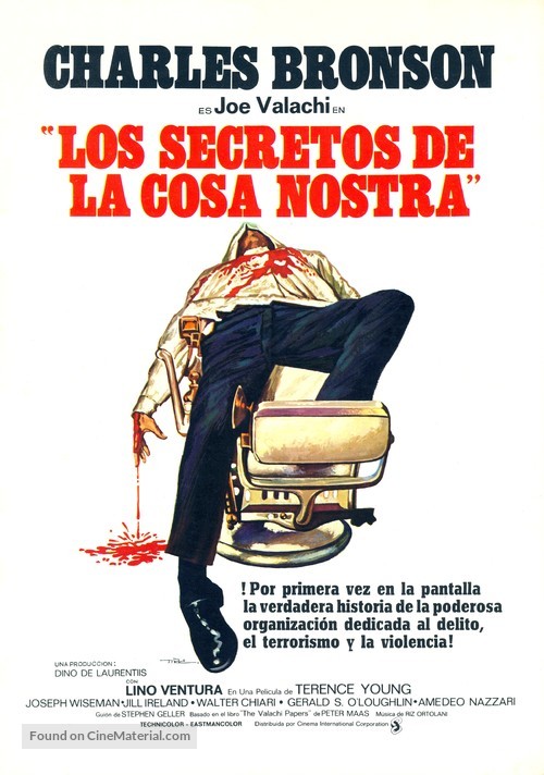 The Valachi Papers - Spanish Movie Poster