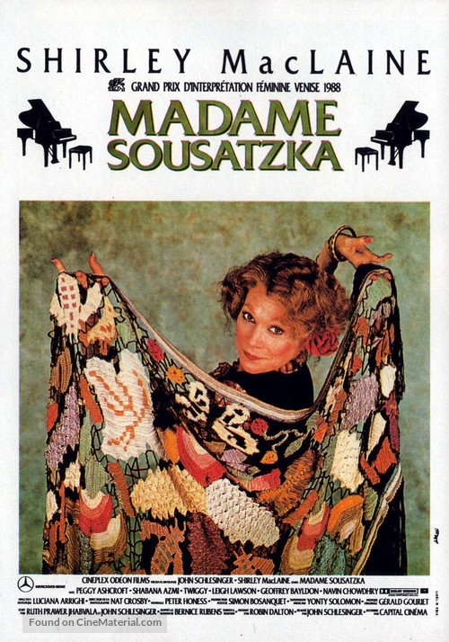 Madame Sousatzka - French Movie Poster