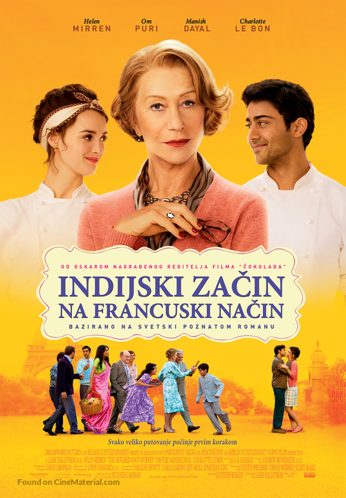 The Hundred-Foot Journey - Croatian Movie Poster