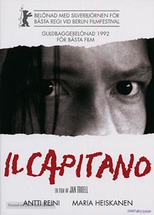 Il capitano - Swedish Movie Cover