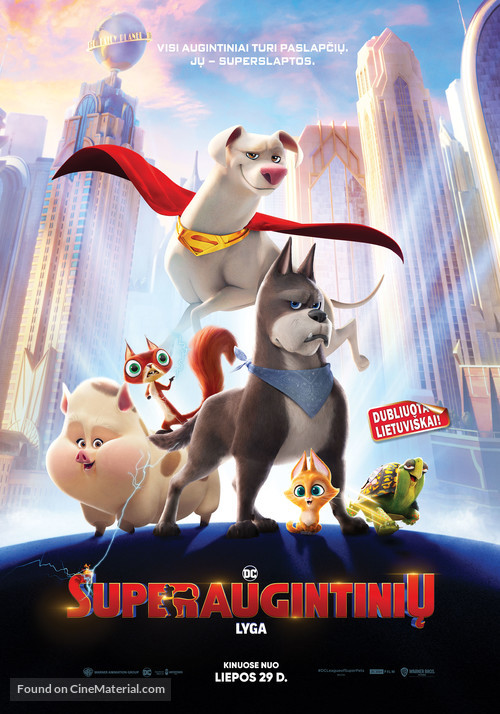 DC League of Super-Pets - Lithuanian Movie Poster