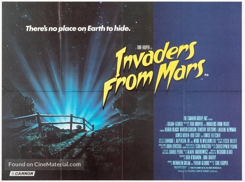 Invaders from Mars - British Movie Poster