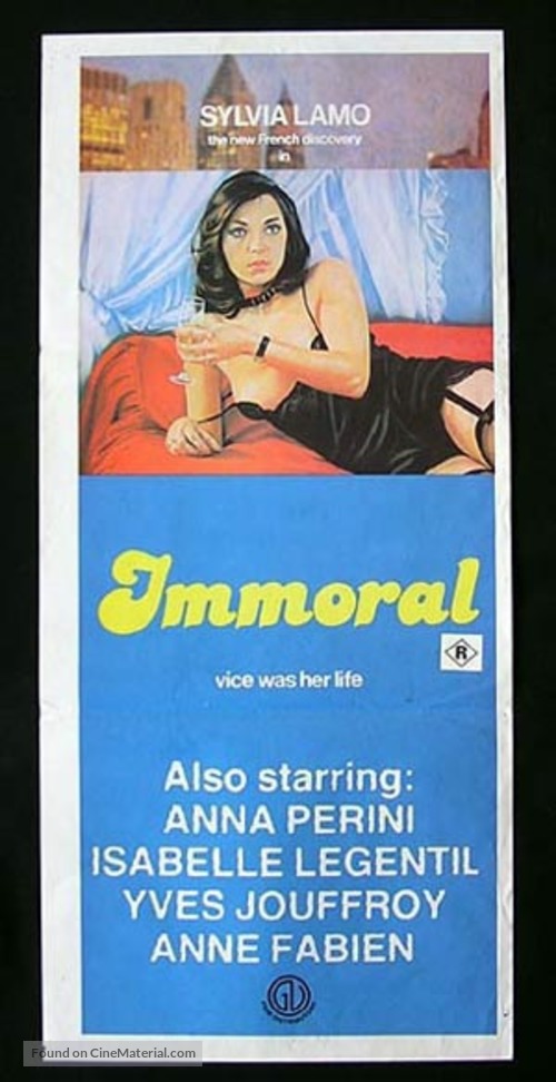 Immorale, L&#039; - Australian Movie Poster