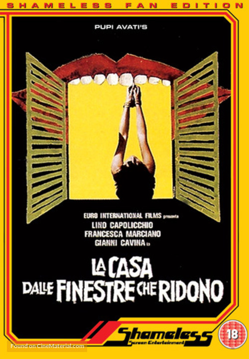 La casa dalle finestre che ridono - British DVD movie cover