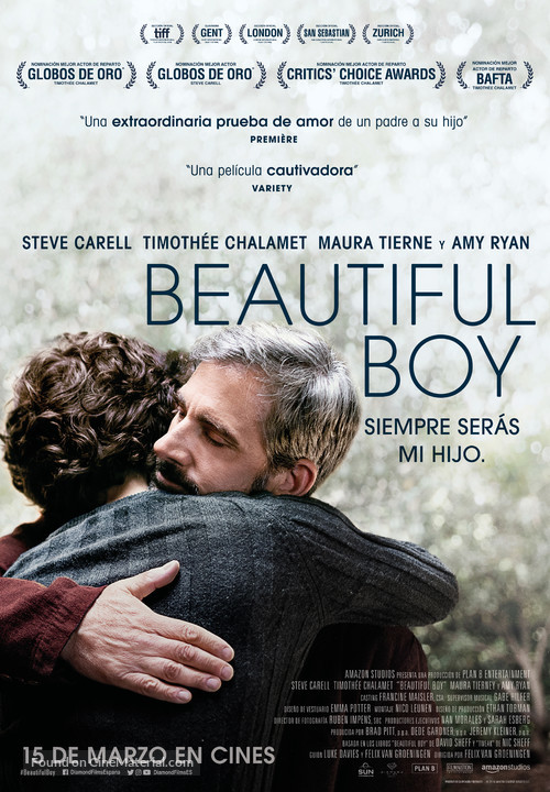 Beautiful Boy - Spanish Movie Poster