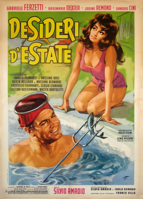 Desideri d&#039;estate - Italian Movie Poster