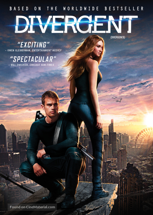 Divergent - Canadian DVD movie cover