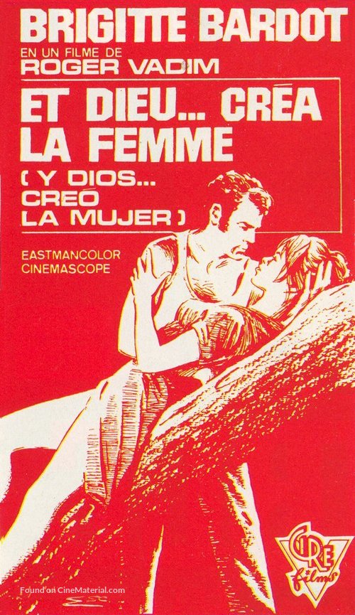 Et Dieu... cr&eacute;a la femme - Spanish Movie Poster