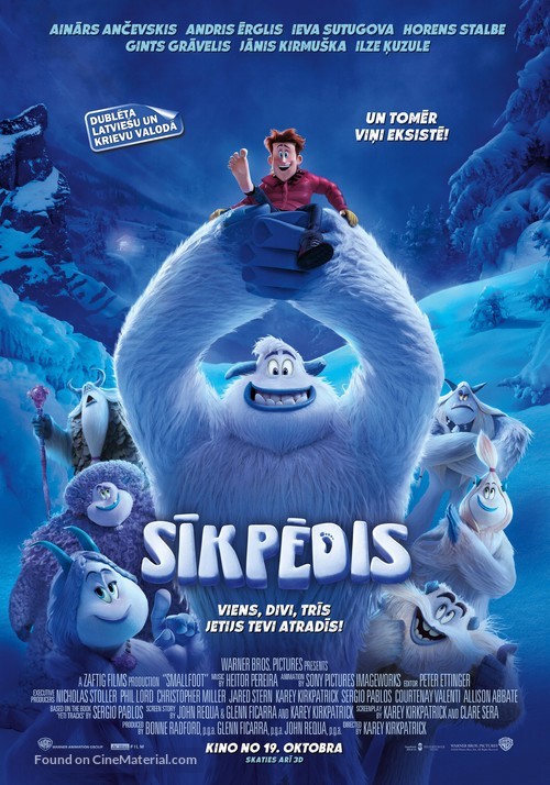 Smallfoot - Latvian Movie Poster