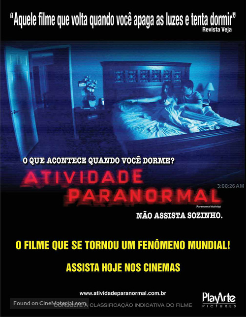 Paranormal Activity - Brazilian Movie Poster